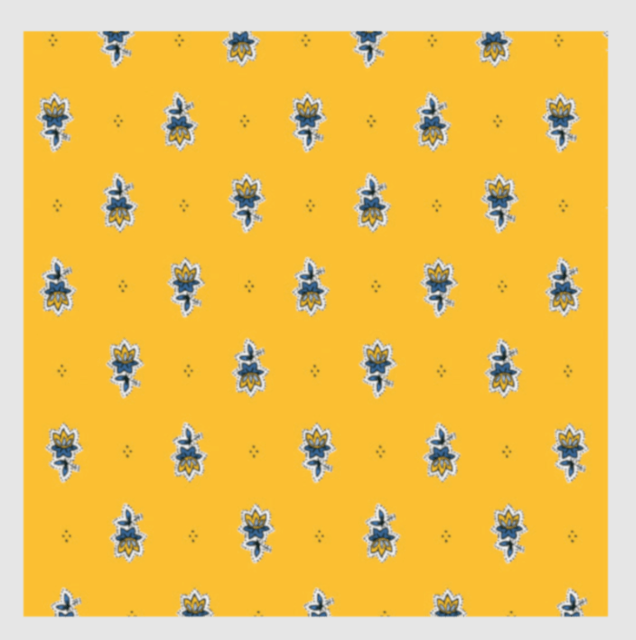 Provencal tea towel - napkin (Avignon. yellow